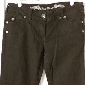 River Island Jeans black Denim bootcut low-rise 12